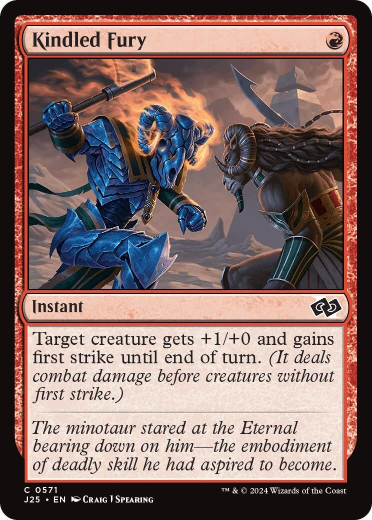 Image for Kindled Fury (571) (J25) - Magic: The Gathering