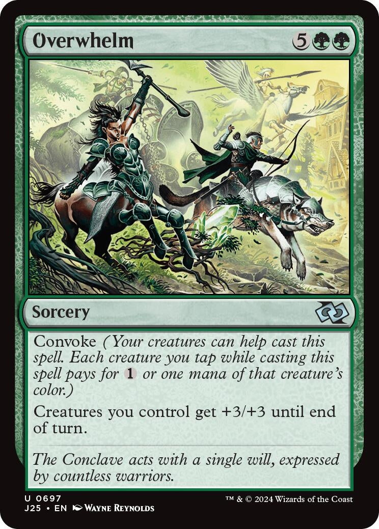 Image for Overwhelm (697) (J25) - Magic: The Gathering