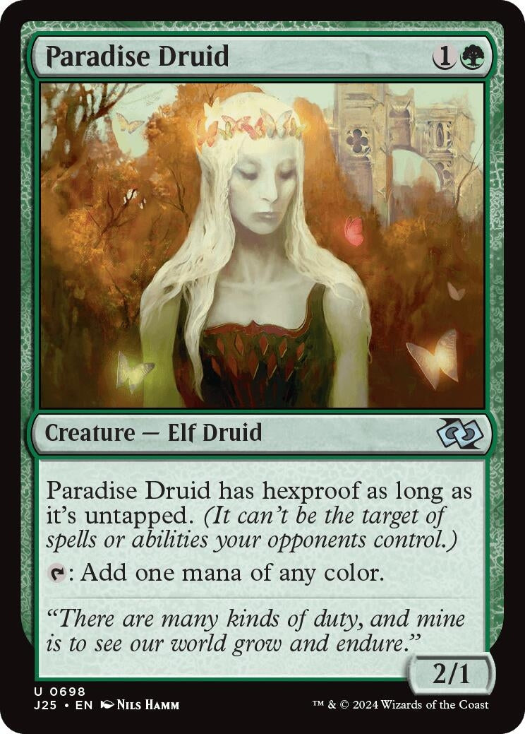 Image for Paradise Druid (698) (J25) - Magic: The Gathering