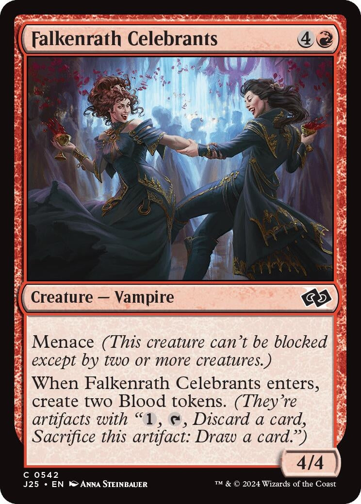 Image for Falkenrath Celebrants (542) (J25) - Magic: The Gathering