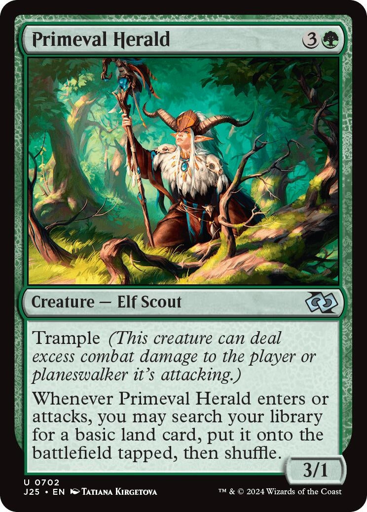 Image for Primeval Herald (702) (J25) - Magic: The Gathering