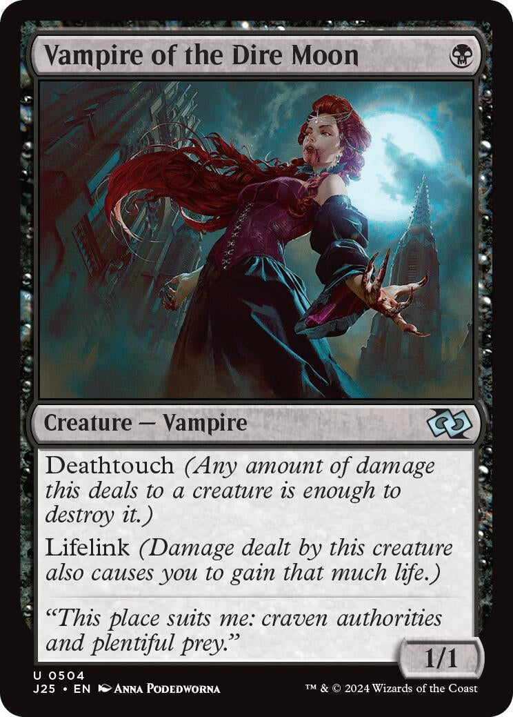 Image for Vampire of the Dire Moon (504) (J25) - Magic: The Gathering