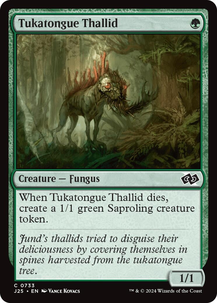 Image for Tukatongue Thallid (733) (J25) - Magic: The Gathering