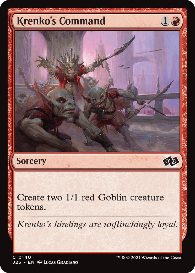 Image for Krenko's Command (140) (J25) - Magic: The Gathering