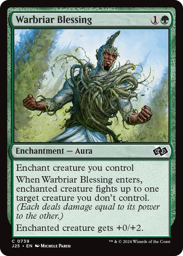 Image for Warbriar Blessing (739) (J25) - Magic: The Gathering