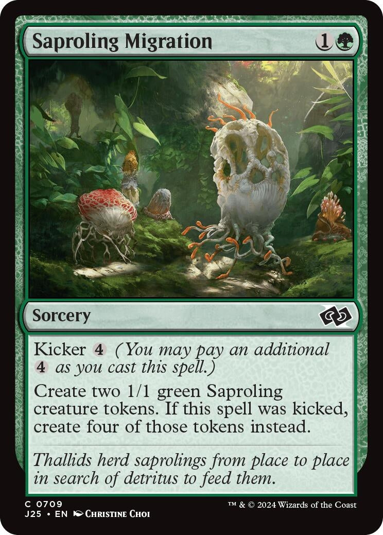 Image for Saproling Migration (709) (J25) - Magic: The Gathering