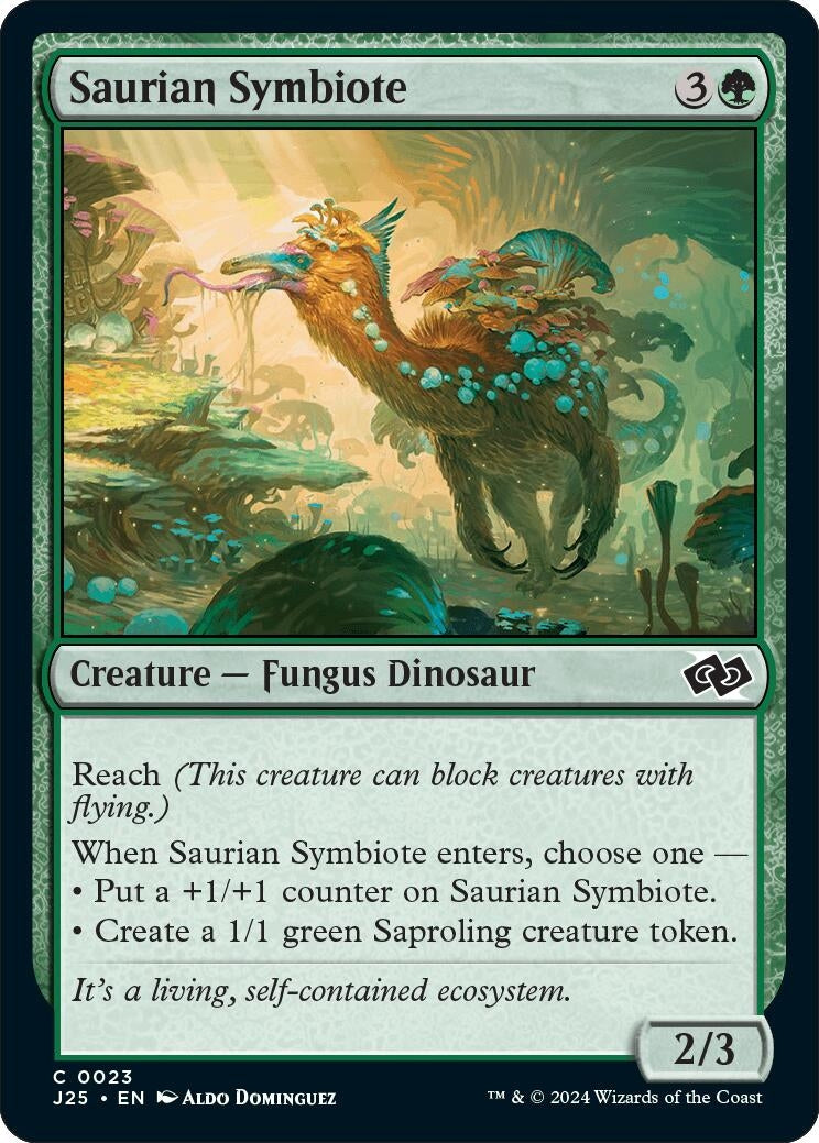 Image for Saurian Symbiote (23) (J25) - Magic: The Gathering