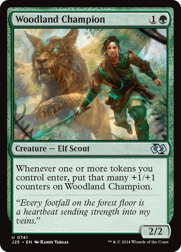 Image for Woodland Champion (741) (J25) - Magic: The Gathering