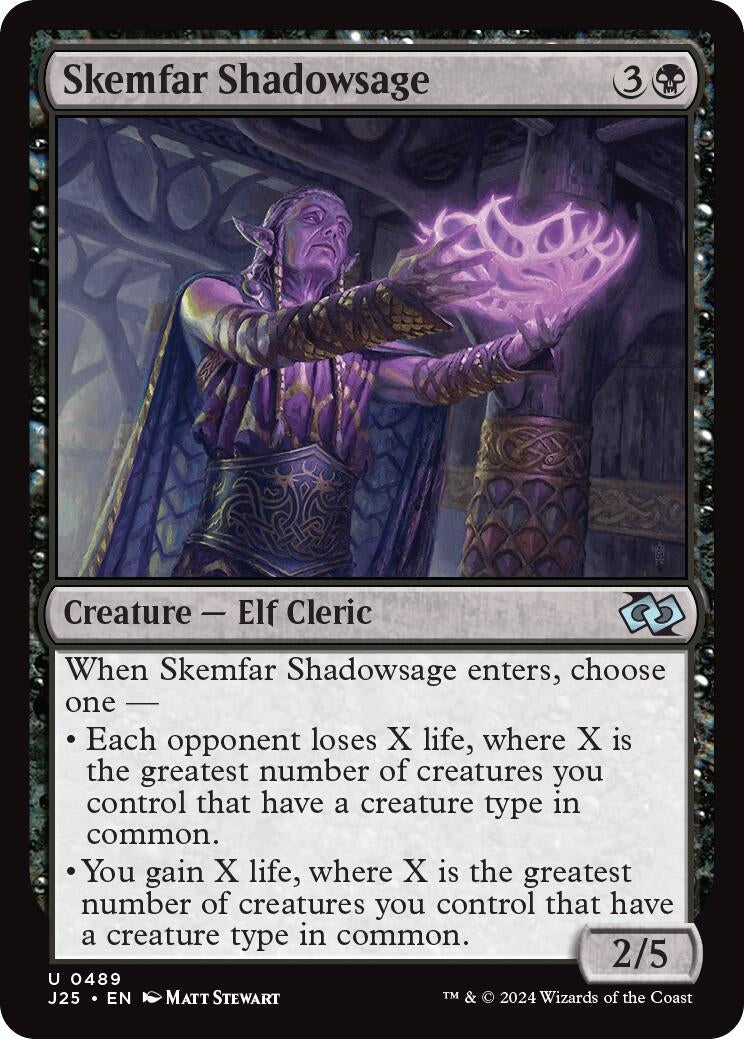 Image for Skemfar Shadowsage (489) (J25) - Magic: The Gathering