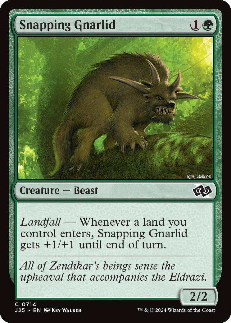 Image for Snapping Gnarlid (714) (J25) - Magic: The Gathering