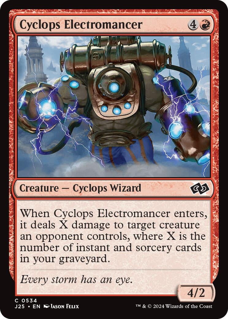 Image for Cyclops Electromancer (534) (J25) - Magic: The Gathering