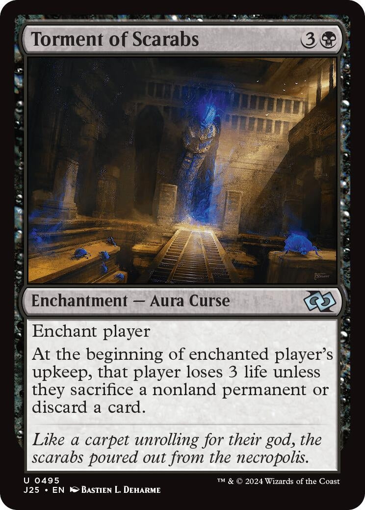 Image for Torment of Scarabs (495) (J25) - Magic: The Gathering