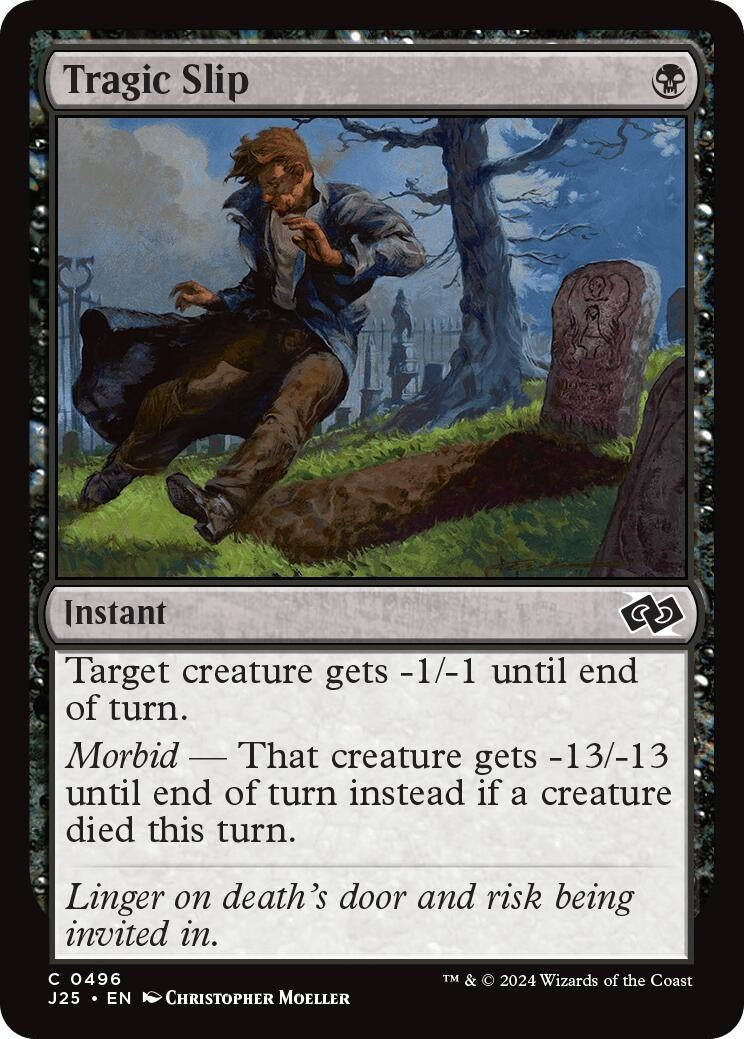 Image for Tragic Slip (496) (J25) - Magic: The Gathering