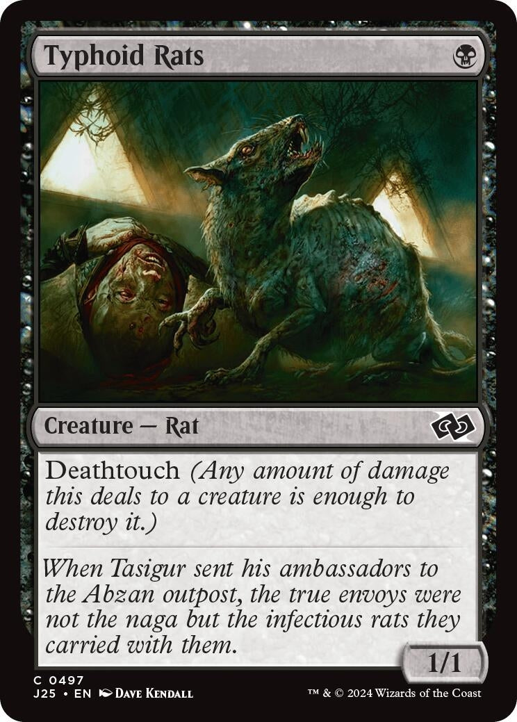 Image for Typhoid Rats (497) (J25) - Magic: The Gathering