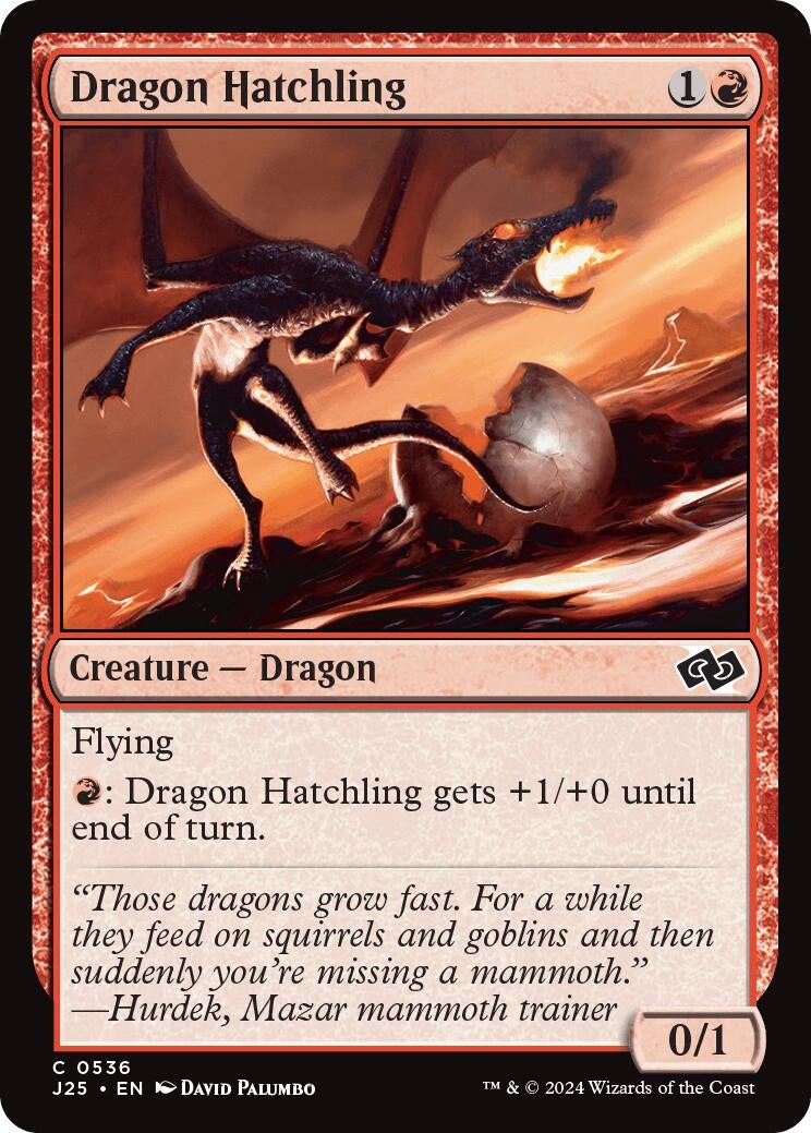 Image for Dragon Hatchling (536) (J25) - Magic: The Gathering