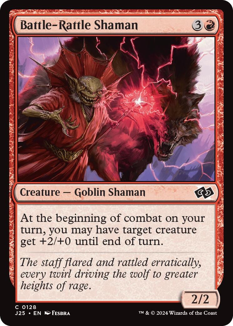 Image for Battle-Rattle Shaman (128) (J25) - Magic: The Gathering
