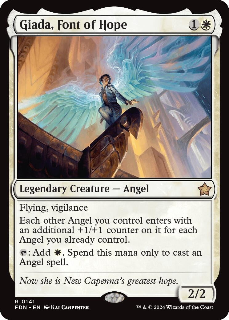 Image for Giada, Font of Hope (141) (FDN) - Magic: The Gathering