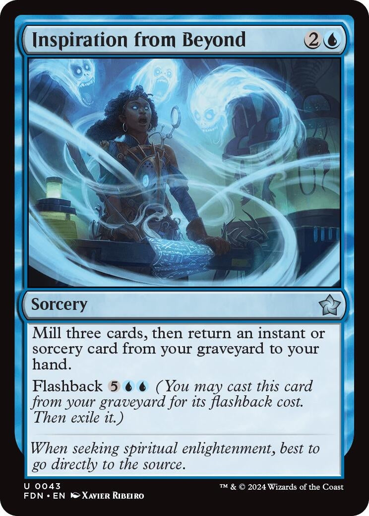 Image for Inspiration from Beyond (43) (FDN) - Magic: The Gathering