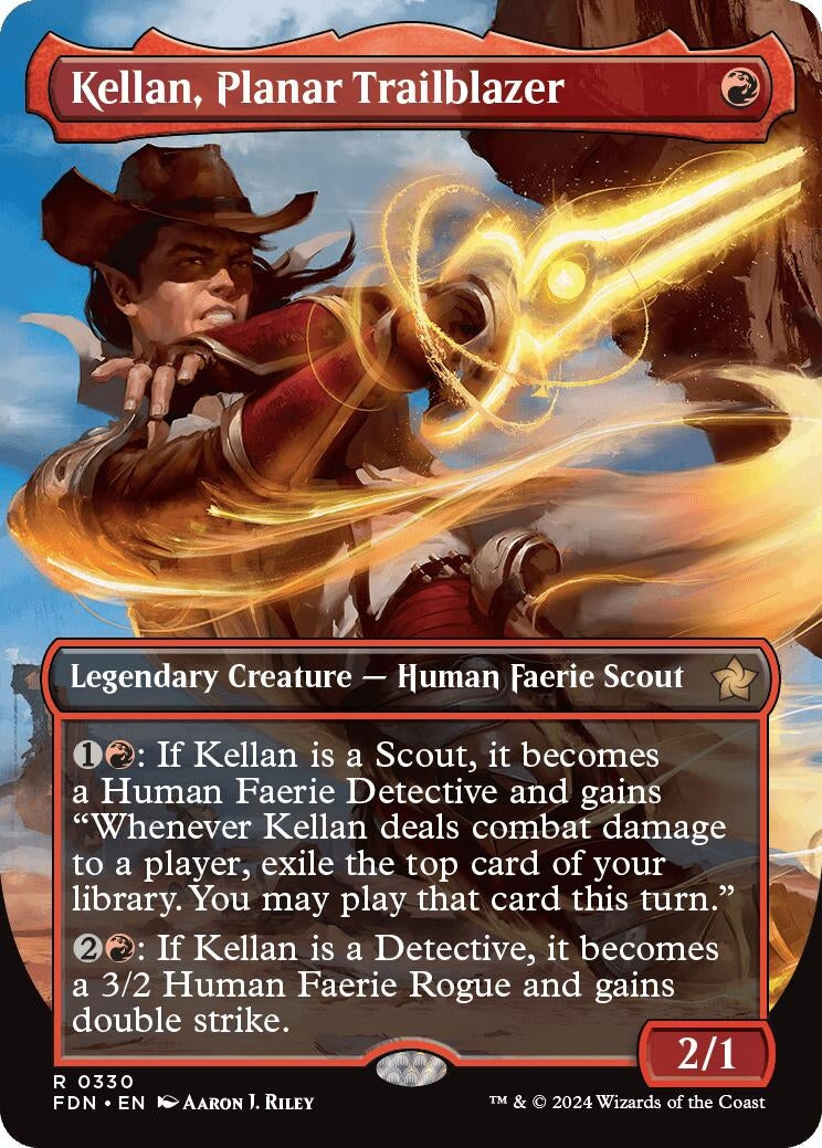 Image for Kellan, Planar Trailblazer (Borderless) (330) (FDN) - Magic: The Gathering