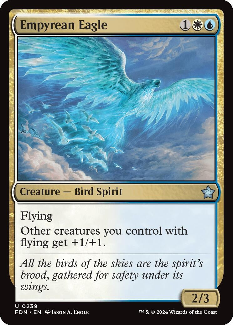 Image for Empyrean Eagle (239) (FDN) - Magic: The Gathering