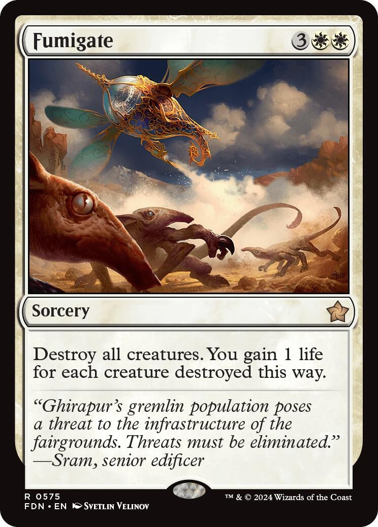 Image for Fumigate (575) (FDN) - Magic: The Gathering