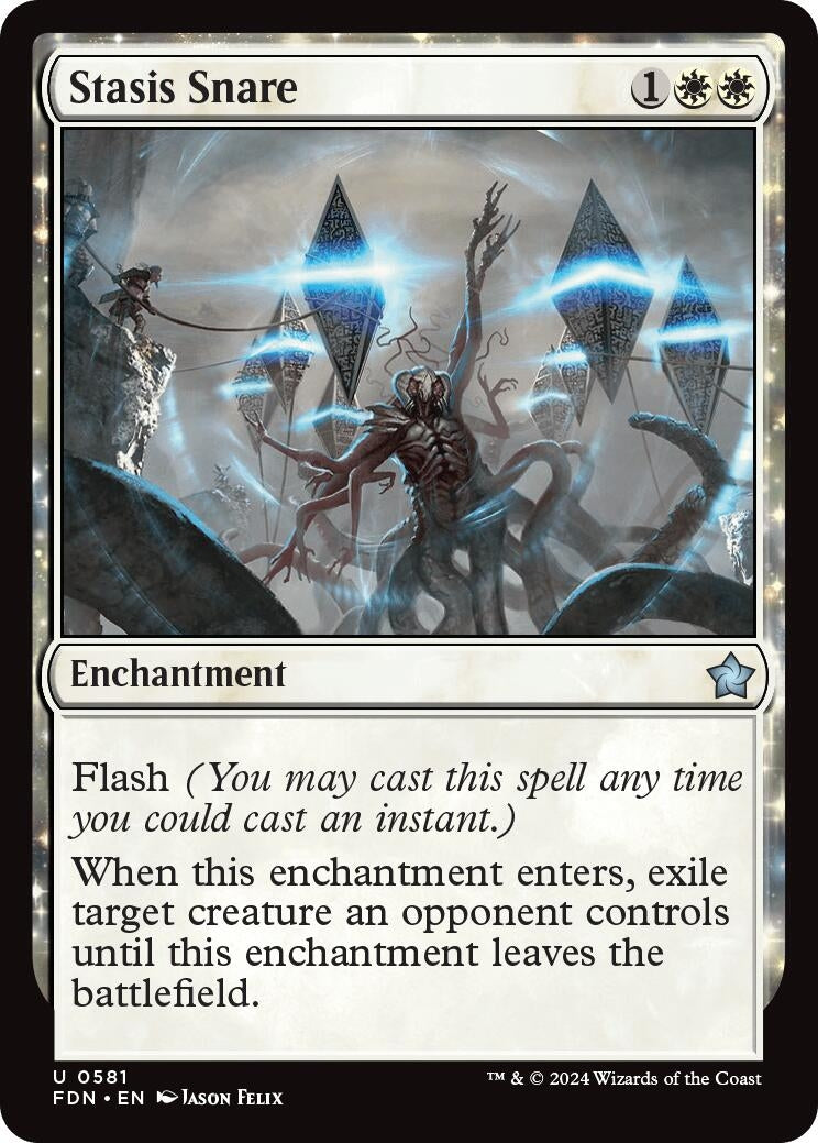 Image for Stasis Snare (581) (FDN) - Magic: The Gathering