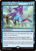 Image for Dictate of Kruphix (587) (FDN) - Magic: The Gathering