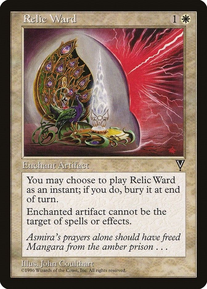Image for Relic Ward (VIS) - Magic: The Gathering