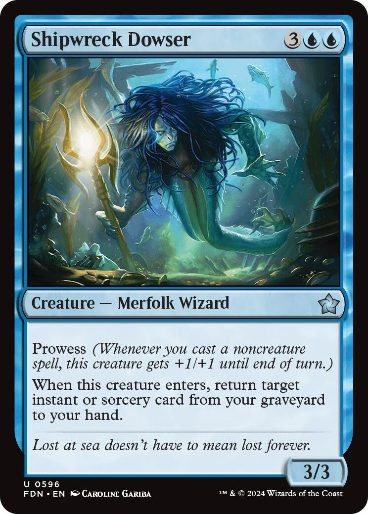 Image for Shipwreck Dowser (596) (FDN) - Magic: The Gathering