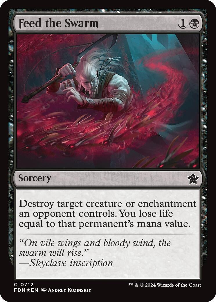 Image for Feed the Swarm (712) (FDN) - Magic: The Gathering