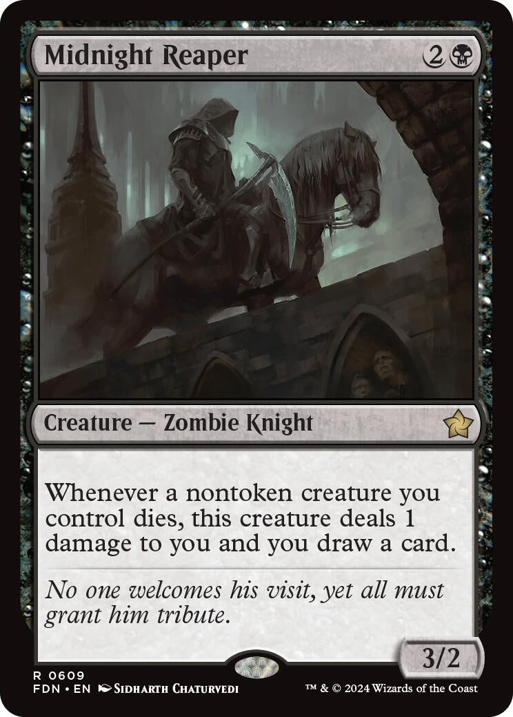 Image for Midnight Reaper (609) (FDN) - Magic: The Gathering