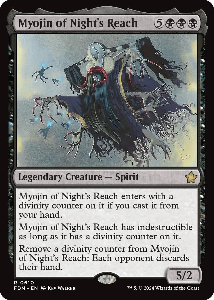 Image for Myojin of Night's Reach (610) (FDN) - Magic: The Gathering