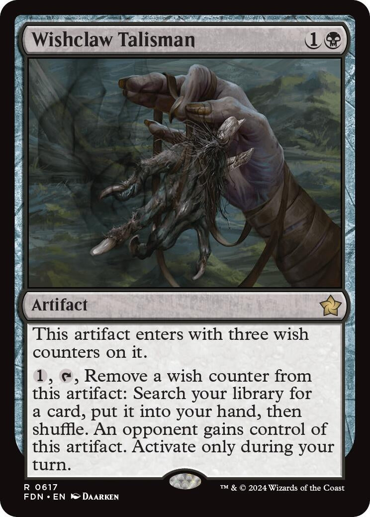 Image for Wishclaw Talisman (617) (FDN) - Magic: The Gathering