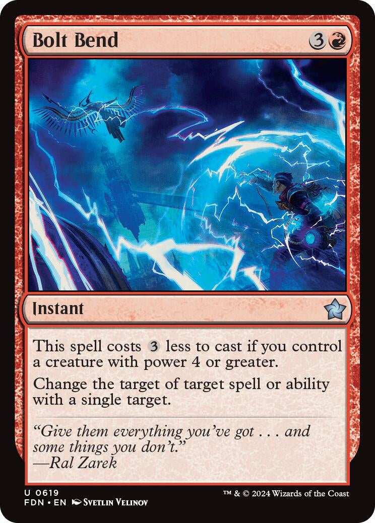 Image for Bolt Bend (619) (FDN) - Magic: The Gathering