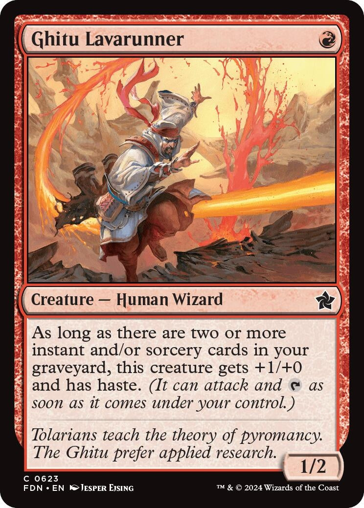 Image for Ghitu Lavarunner (623) (FDN) - Magic: The Gathering