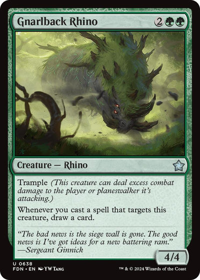 Gnarlback Rhino (638) (FDN)