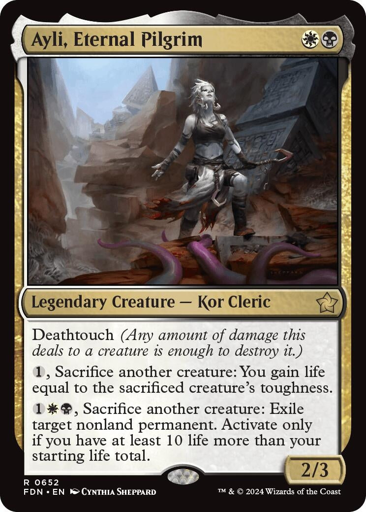 Image for Ayli, Eternal Pilgrim (652) (FDN) - Magic: The Gathering