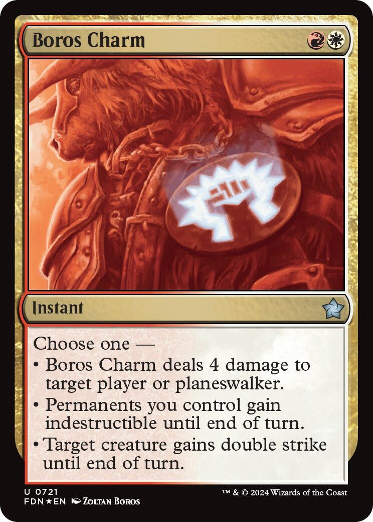 Image for Boros Charm (721) (FDN) - Magic: The Gathering