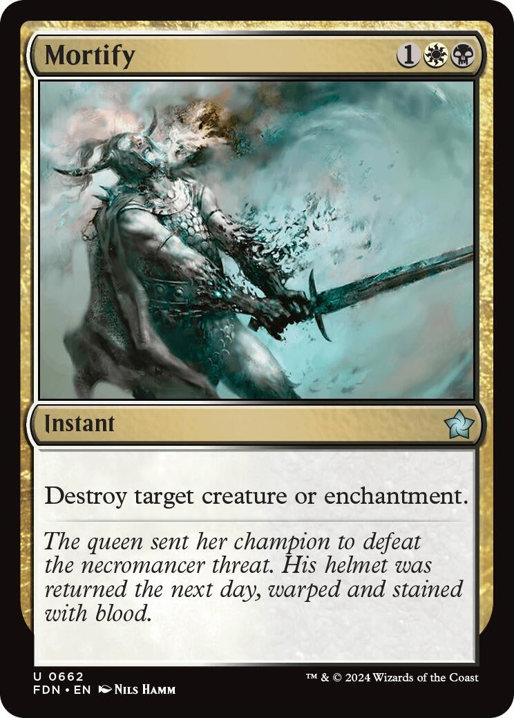 Image for Mortify (662) (FDN) - Magic: The Gathering