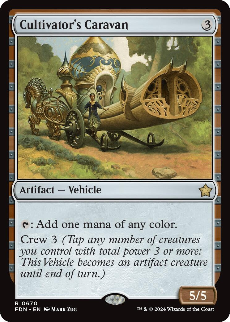 Image for Cultivator's Caravan (670) (FDN) - Magic: The Gathering