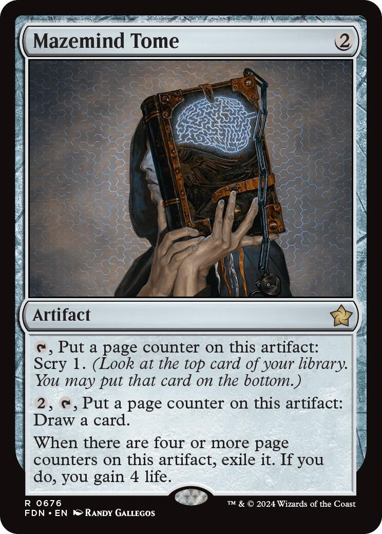 Image for Mazemind Tome (676) (FDN) - Magic: The Gathering