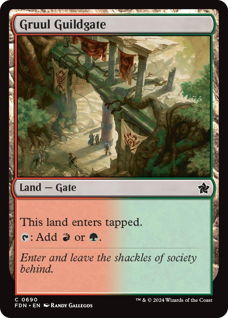 Image for Gruul Guildgate (690) (FDN) - Magic: The Gathering
