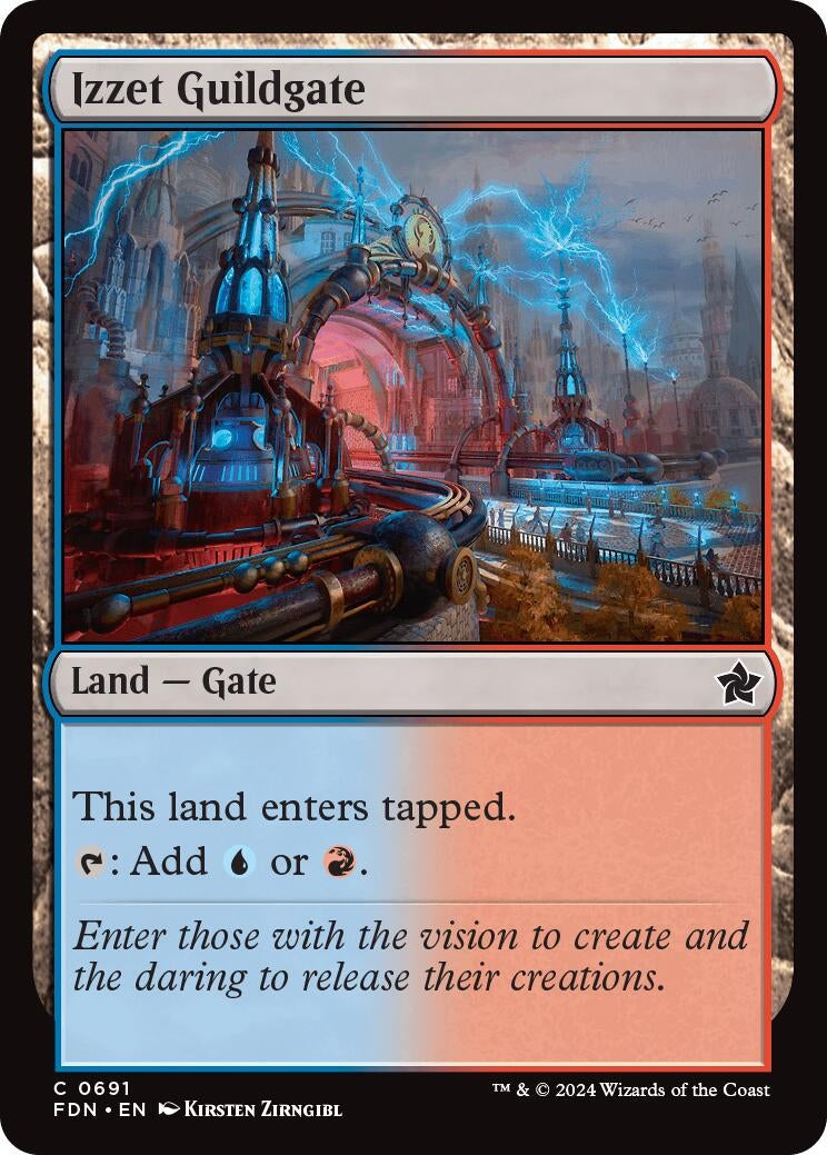 Image for Izzet Guildgate (691) (FDN) - Magic: The Gathering