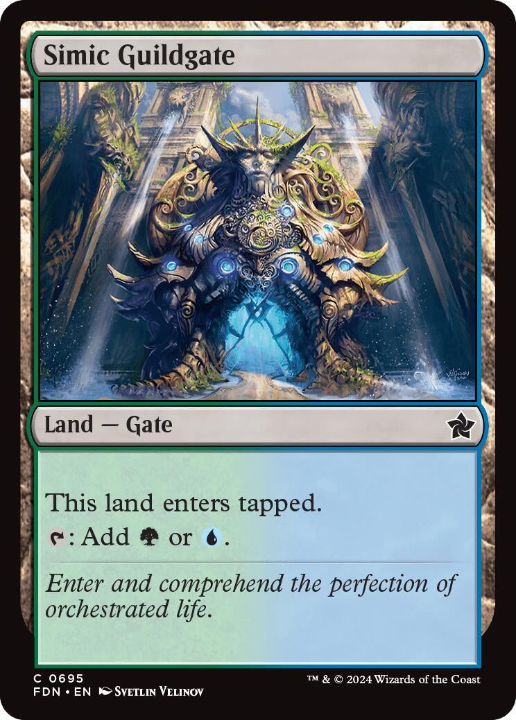 Image for Simic Guildgate (695) (FDN) - Magic: The Gathering