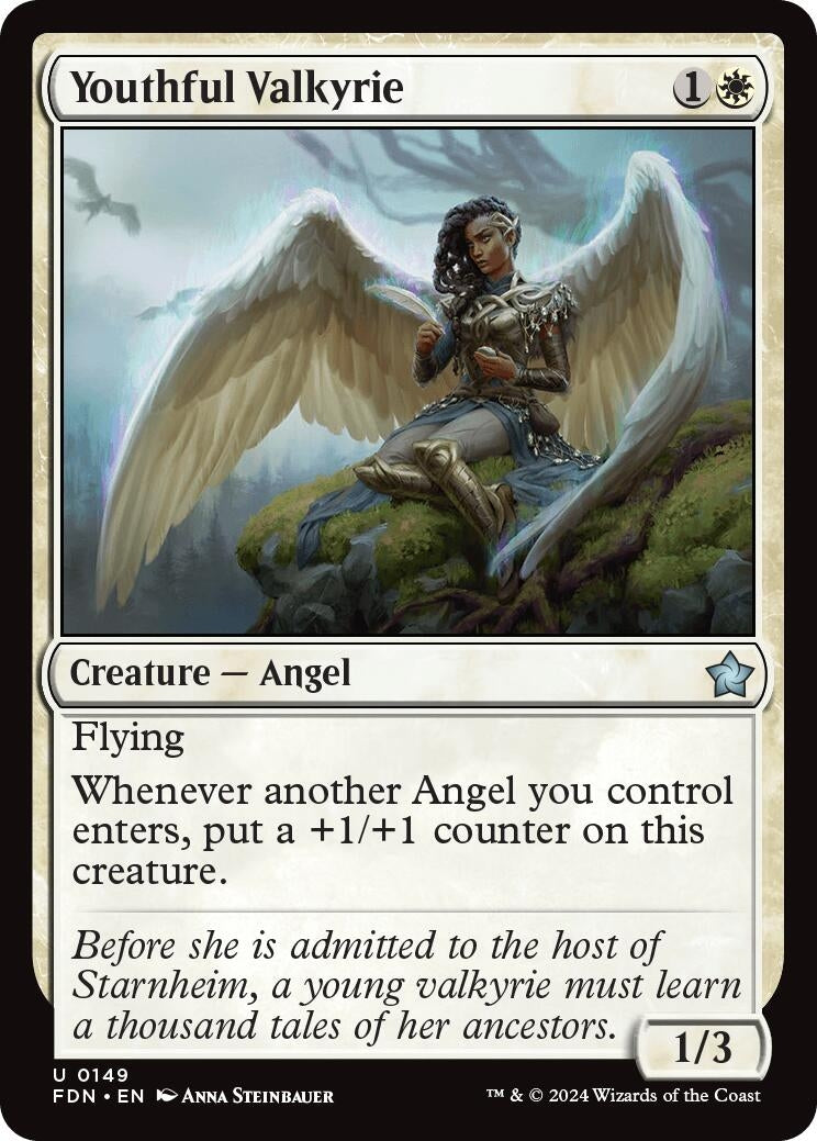 Image for Youthful Valkyrie (149) (FDN) - Magic: The Gathering