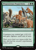 Image for Preposterous Proportions (109) (FDN) - Magic: The Gathering