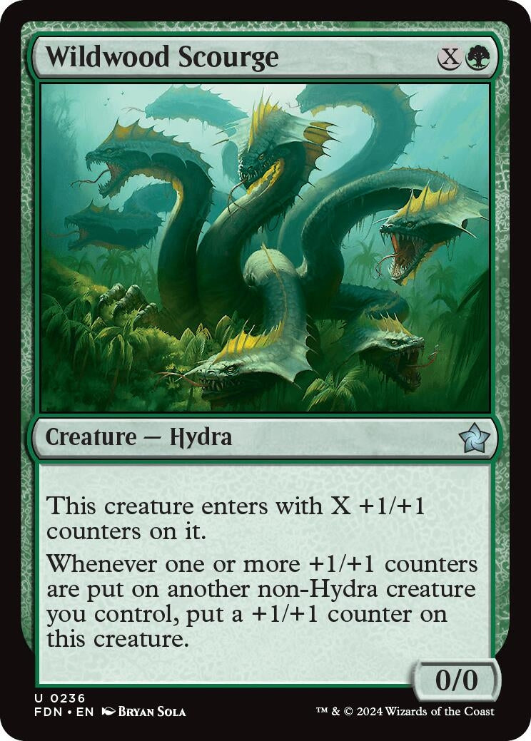 Image for Wildwood Scourge (236) (FDN) - Magic: The Gathering