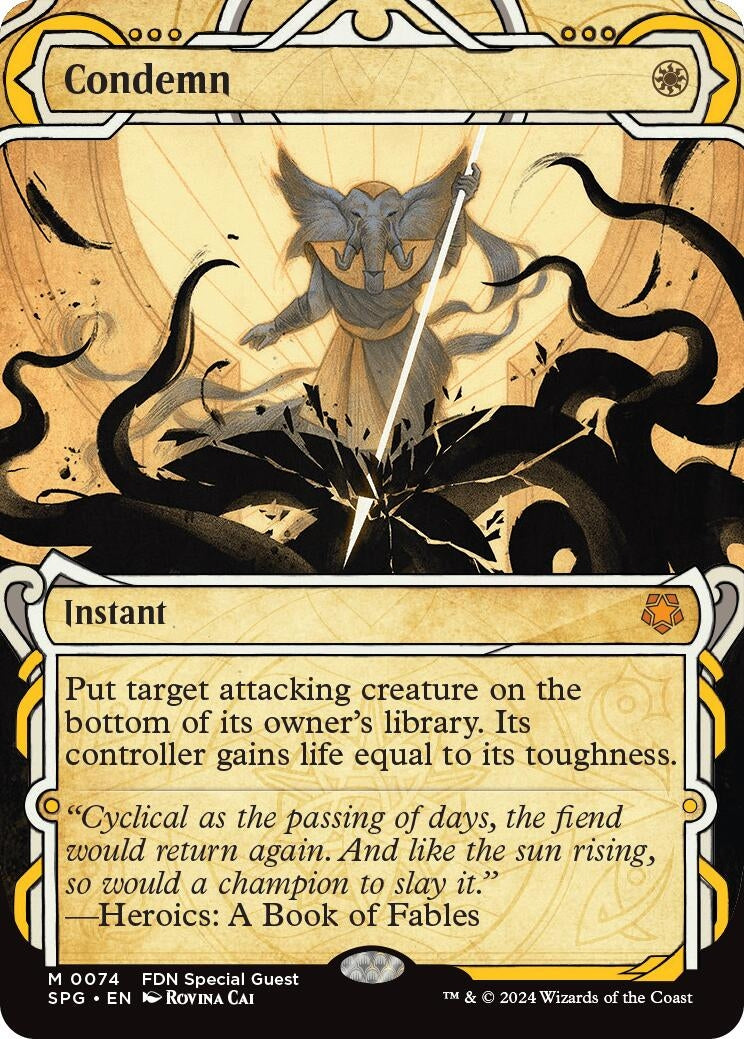 Image for Condemn (Showcase) (74) (SPG) - Magic: The Gathering