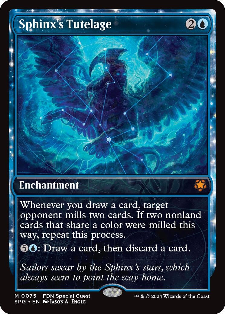 Image for Sphinx's Tutelage (Showcase) (75) (SPG) - Magic: The Gathering
