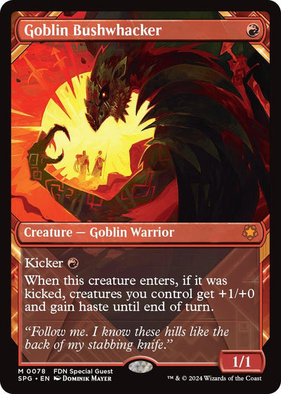 Goblin Bushwhacker (Showcase) (78) (SPG)